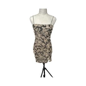 Forever 21 Black and Cream Mini Dress